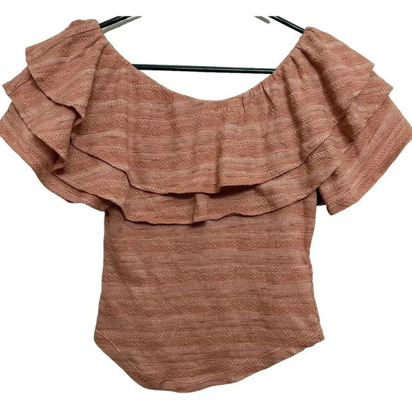 Free People Heirloom Ruffled top. Size XS - Picture 1 of 6